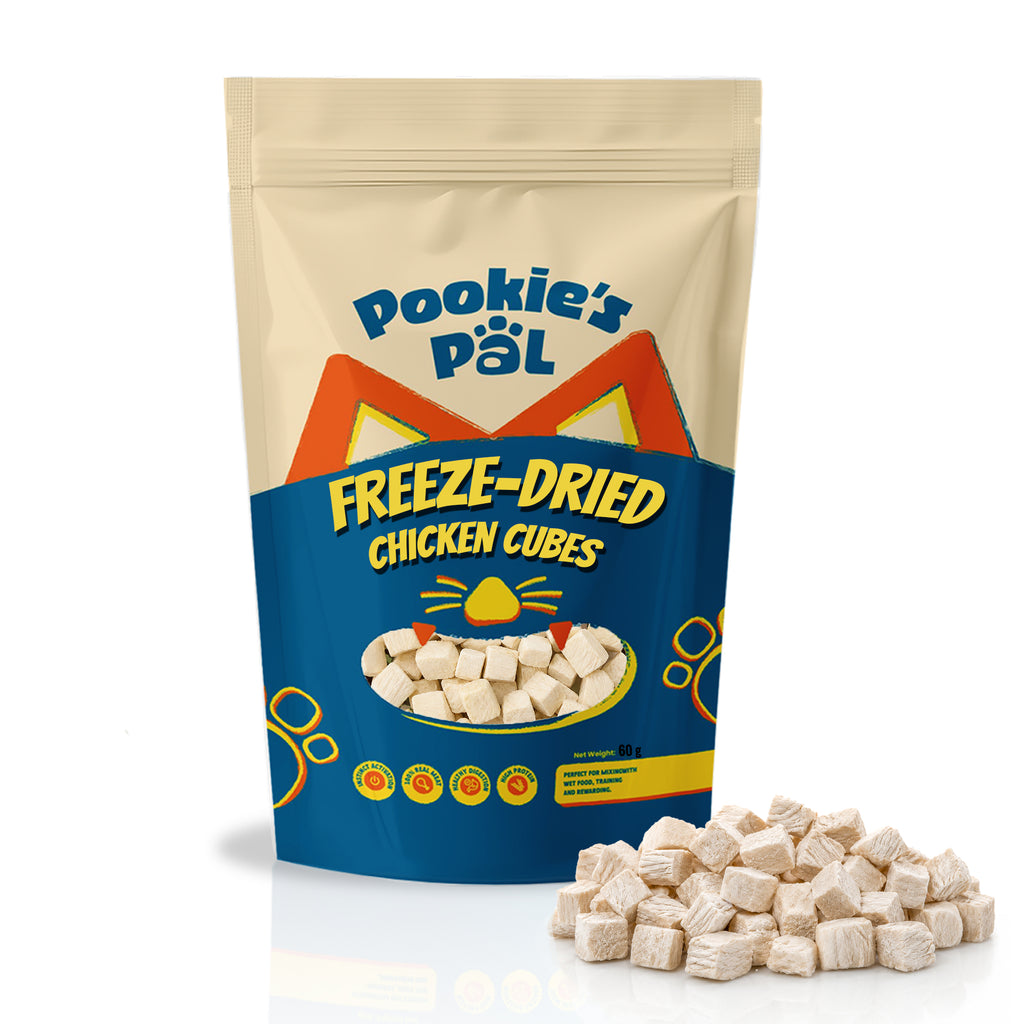 Freeze-Dried Chicken Cubes 60g